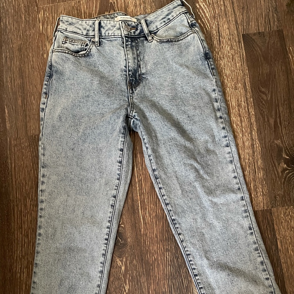 Pacsun bleached mom jeans